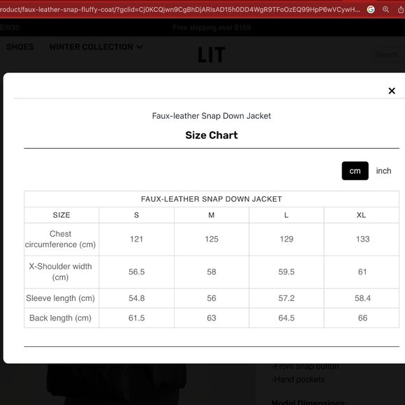 NWOT LIT Puffer Faux-leather Snap Fluffy Coat S black MSRP $199 - Picture 10 of 11